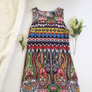Desigual Celso Print Sleeveless Shift Dress
